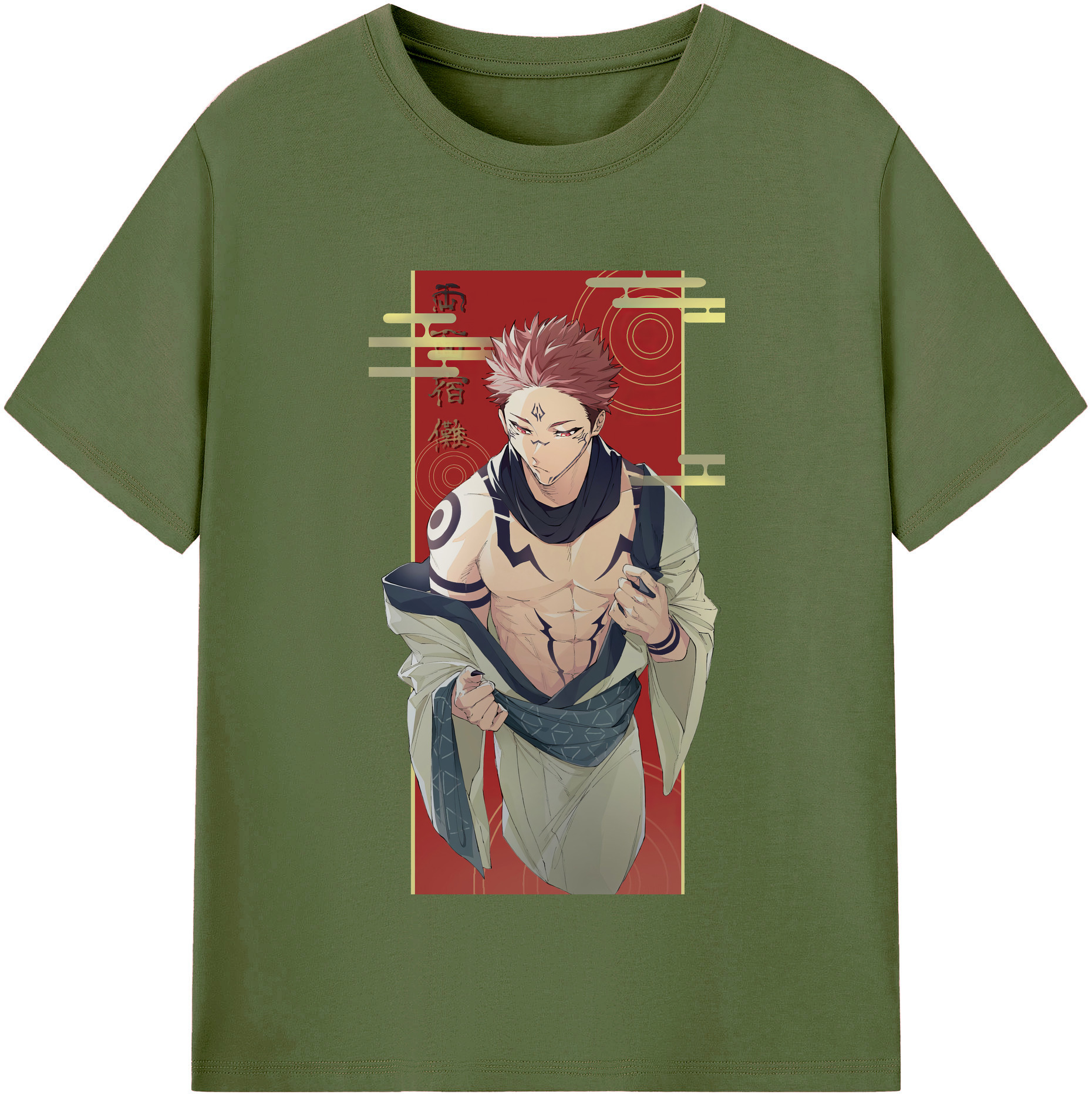 （画像用） 呪術廻戦 Jujutsu Kaisen 綿100％半袖Tシャツ（フロントプリント）